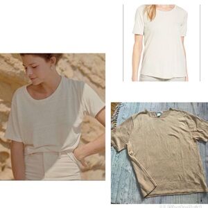 SILK TEE large women’s vintage not OZMA regan noil